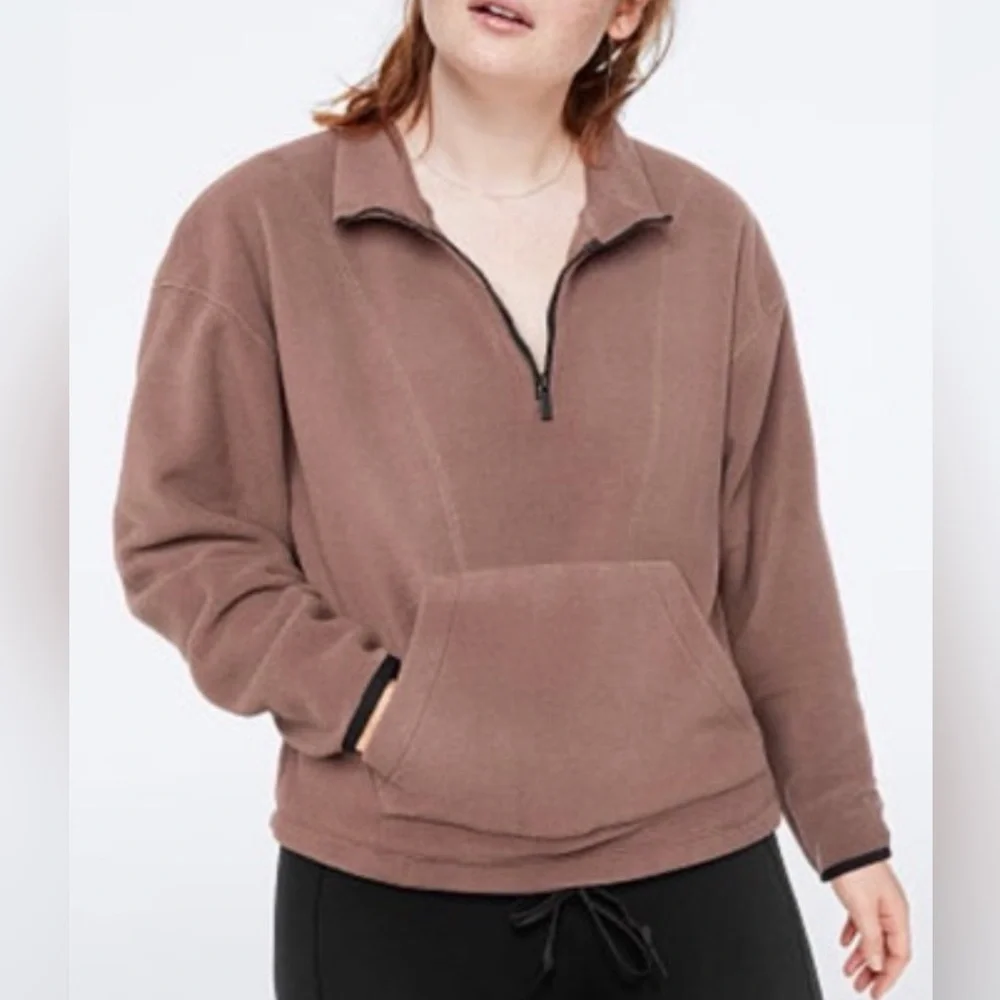 Victorias Secret PINK Polar Fleece Half-Zip pullover - Picture 5 of 5